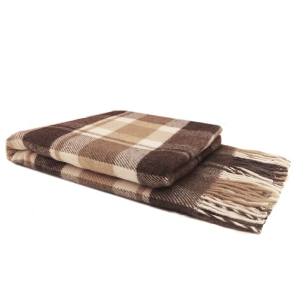 

Плед полушерстяной 140х200см 350г/м2 5P-18-beg (Бежевый)