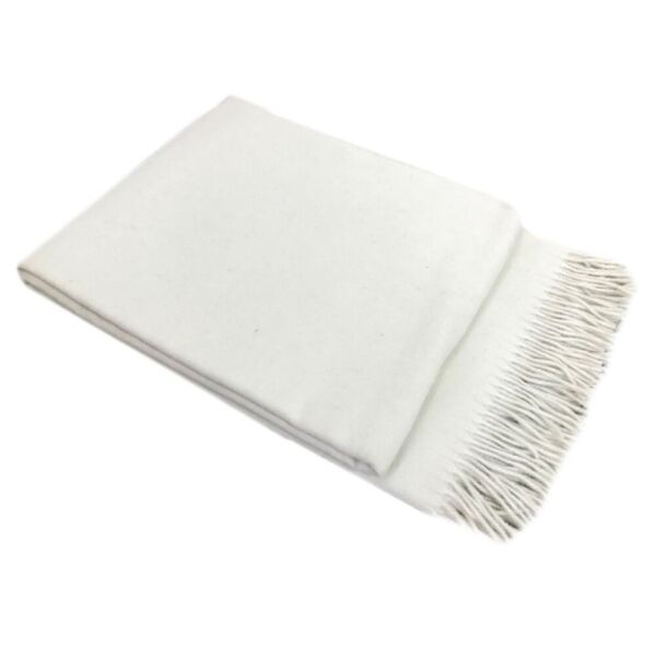 

Кашемировый плед-покрывало 140х200см 250г/м2 19I1-6-1-white (Белый)