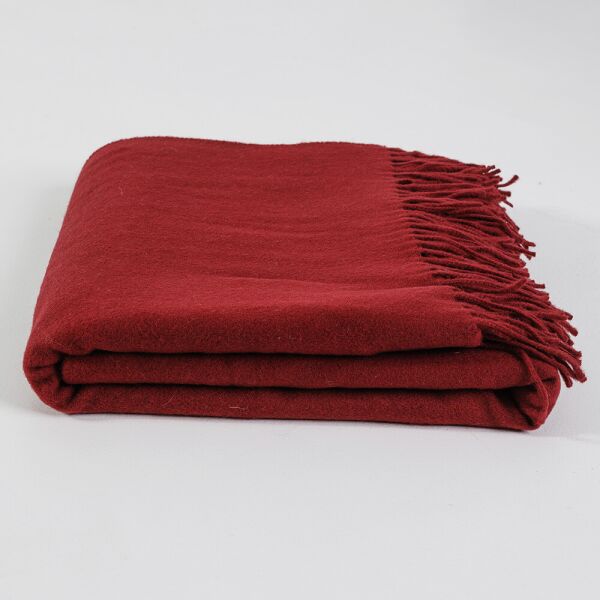 

Кашемировый плед-покрывало 140х200см 250г/м2 19I1-3-2-red (Красный)