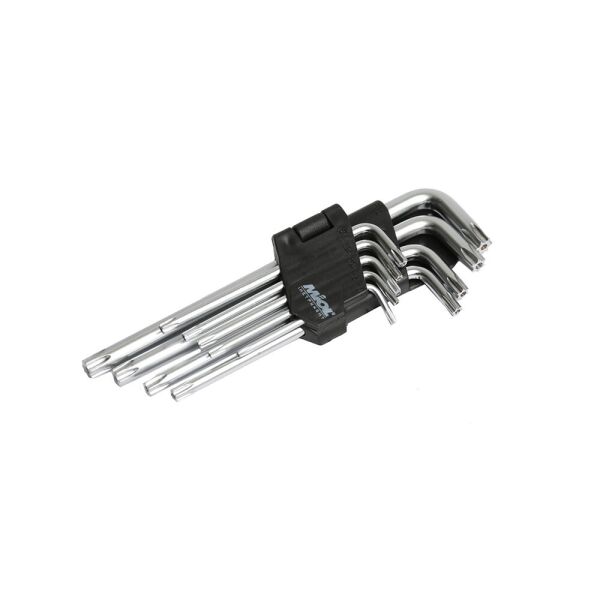 

Набор торцевых ключей TORX удлиненных 9шт CRV T10-T50 56-398