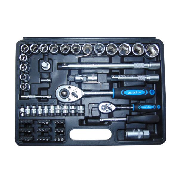 

Набор инструмента BlackStar 1/2". 1/4" 72ед. 04-00072