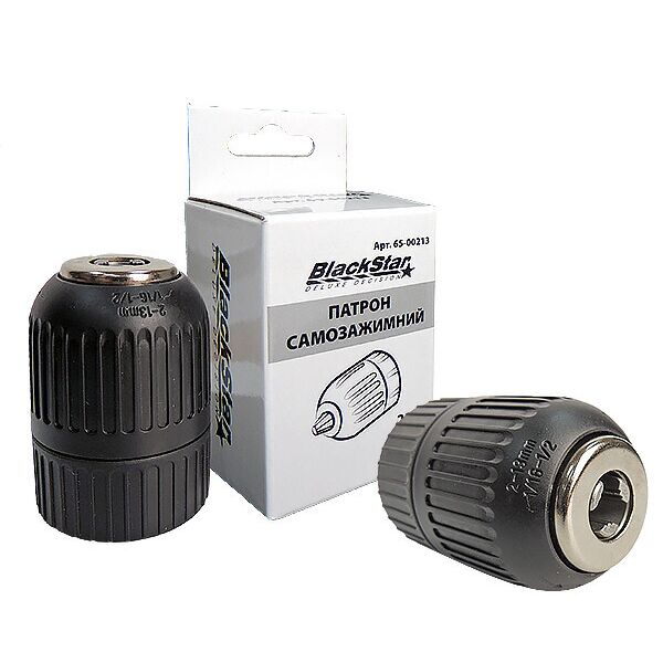 

Патрон для дрели самозажимной 1/2, 1,5-13мм "BlackStar" 65-00213