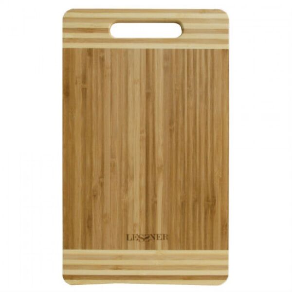 

Доска кухонная бамбуковая прямоугольная 38 х 25 х 2 см Lessner 10301-38 LS