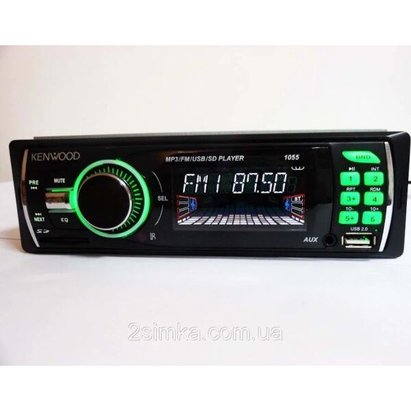 

Автомагнитола Kenwood 1055 - USB + SD + AUX + FM (4x50W)