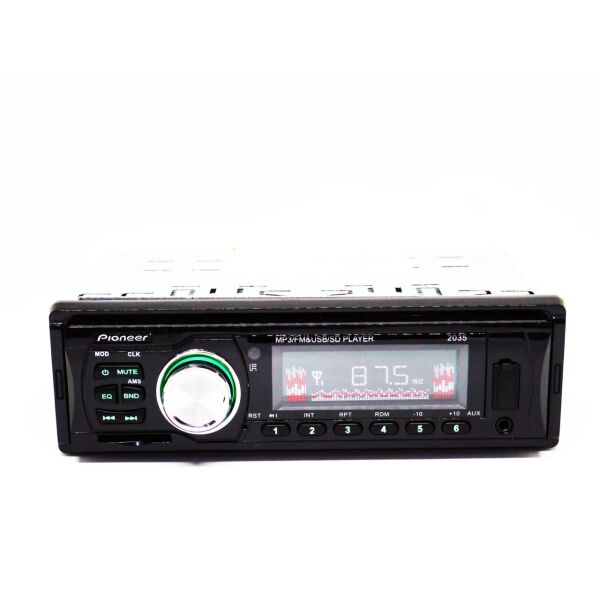 

Автомагнитола Pioneer 2035 Usb + Sd + Fm + Aux + пульт (4x50W)