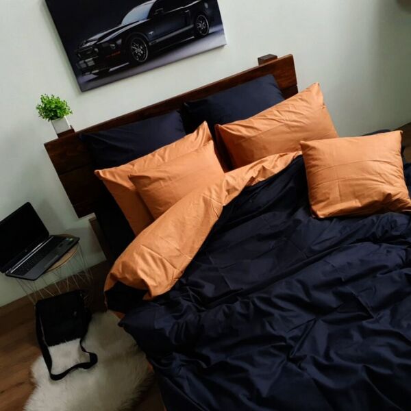 

Комплект Двуспальное однотонное постельное белье Бязь Премиум - Четкий сон