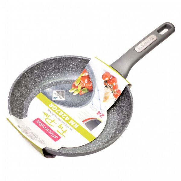 

Сковорода Kamille d 24см с гранитным покрытием из алюминия KM 4287GR