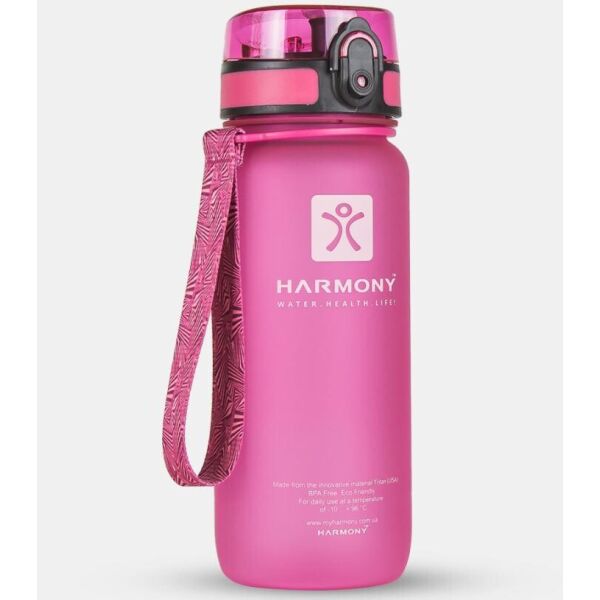 

Бутылка для воды Harmony 650 мл, розовая