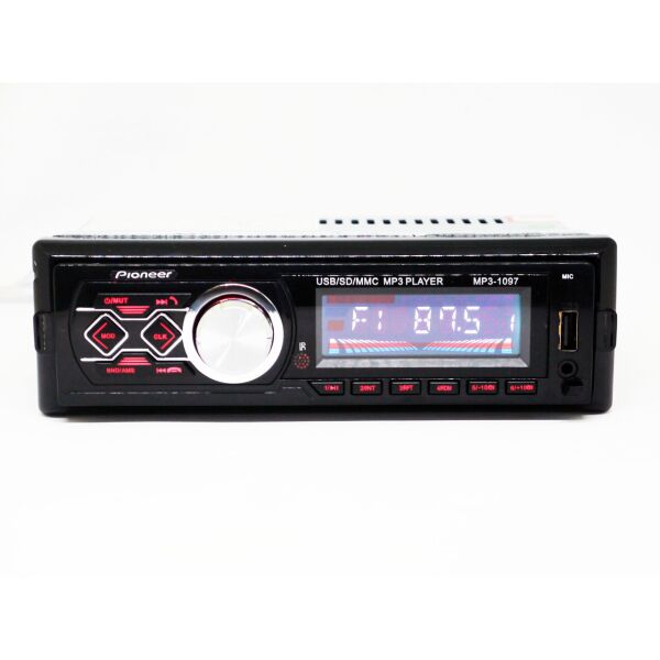 

Автомагнитола Pioneer 1097BT - Bluetooth MP3 Player, FM, USB, microSD, AUX - съемная панель