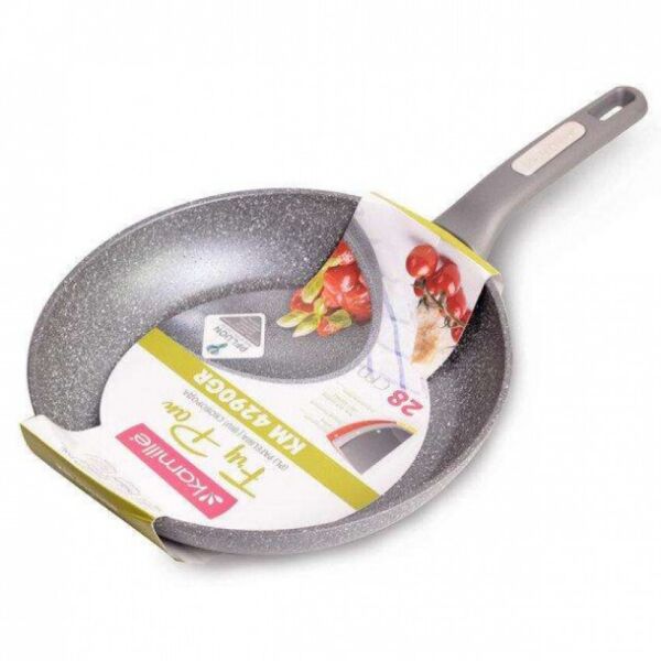 

Сковорода с гранитным покрытием 28 см из алюминия Kamille KM 4290 GR