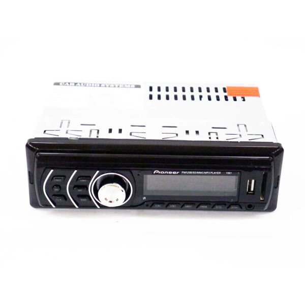 

Автомагнитола Pioneer 1581 Usb + RGB подсветка + Sd + Fm + Aux + пульт (4x50W)