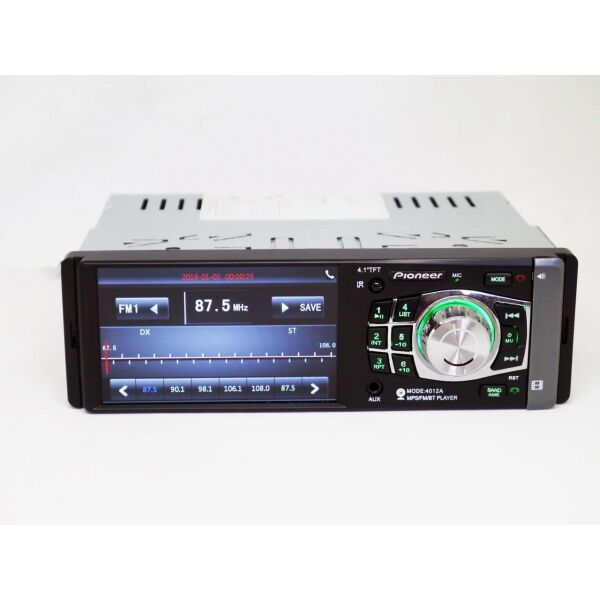 

Автомагнитола Pioneer 4012 ISO - экран 4,1 '' + DIVX, MP3 + USB + SD + BLUETOOTH
