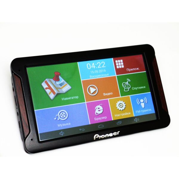

Навигатор - планшет Pioneer 718 7'' GPS+ 4Ядра+ 8Gb+ Android