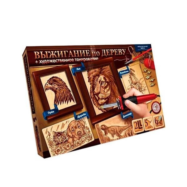 

Набор для выжигания по дереву с пирографом, Danko Toys