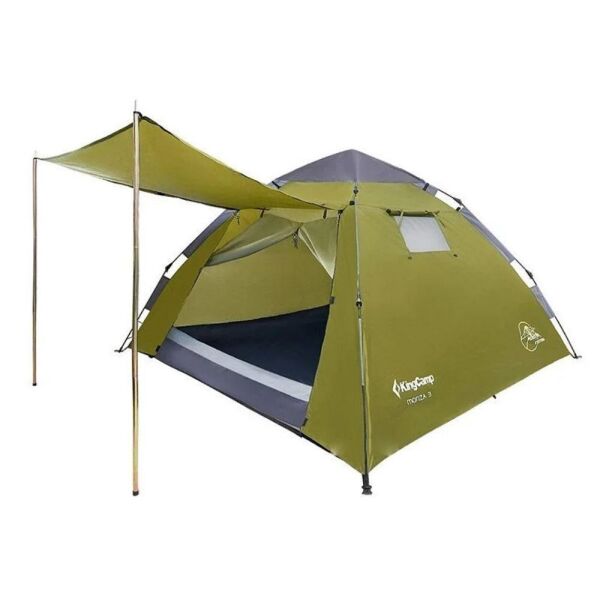 

Палатка трехместная KingCamp KT3094 Monza 3, зеленая