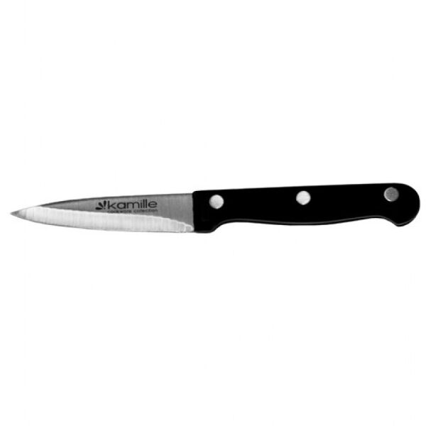 

Нож кухонный для чистки овощей с бакелитовой ручкой Kamille КАМ-5104