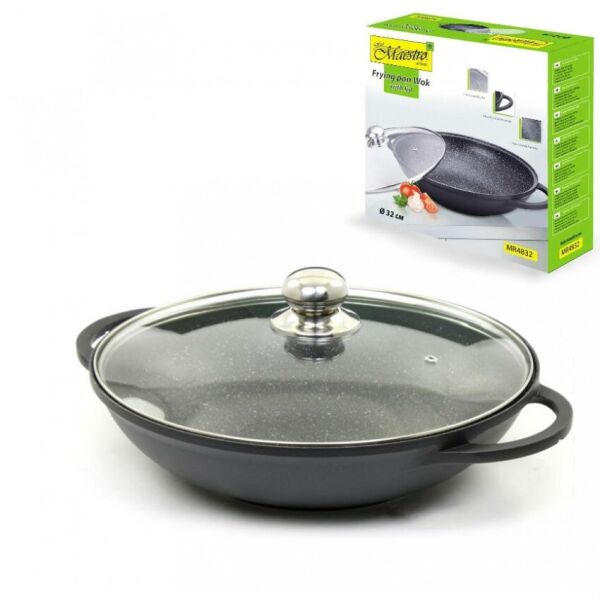 

Сковорода 32 см Wok Maestro MR-4832