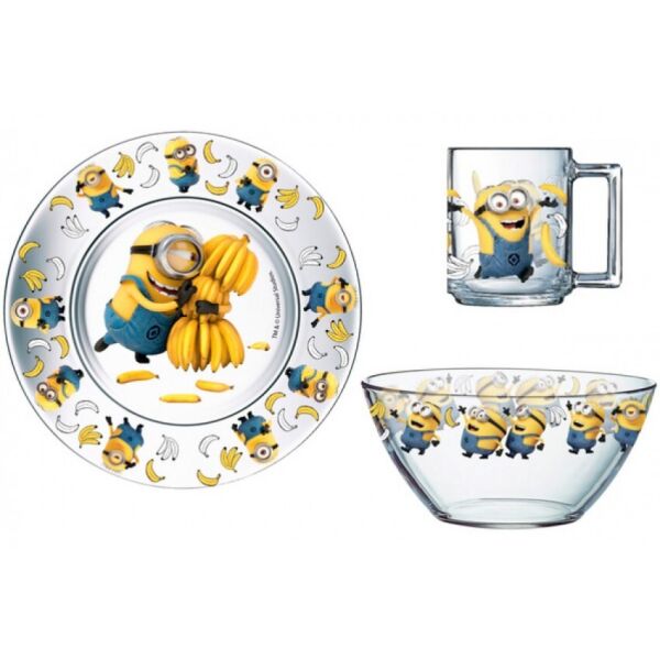 

Набор детский Luminarc DISNEY Миньоны 3 предмета 18с2055-3 ДЗ