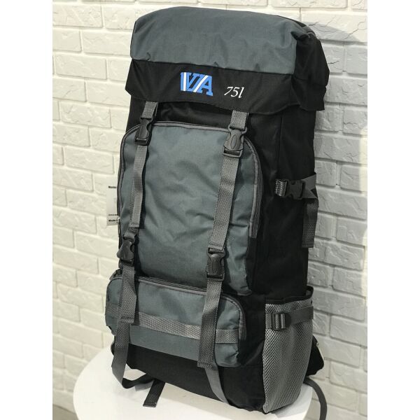 

Рюкзак туристический VA T-07-2 75л, серый