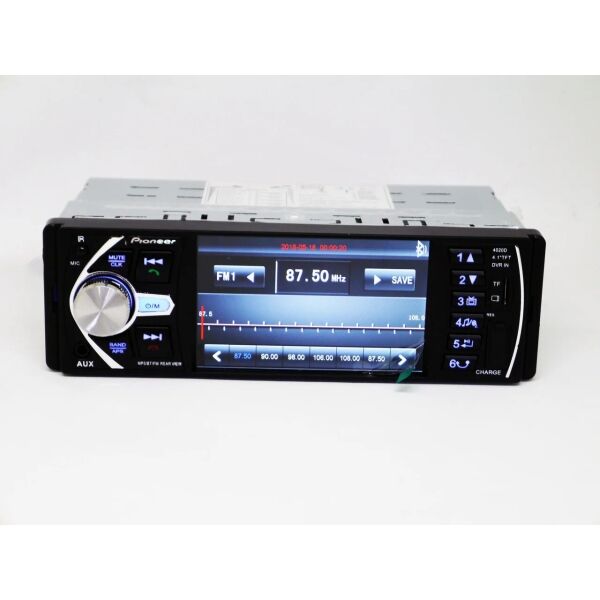 

Автомагнитола Pioneer 4020 ISO с экраном 4.1 Блютуз + видеовход