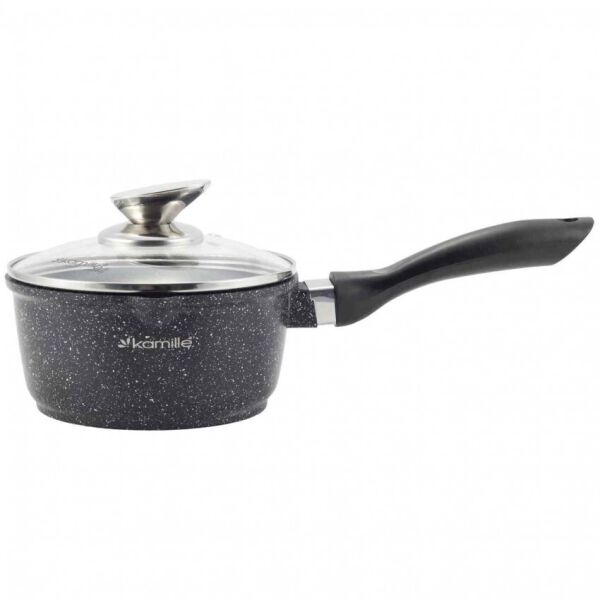

Ковш с крышкой и мраморным покрытием из литого алюминия 16 х 8 см Kamille KM-4436