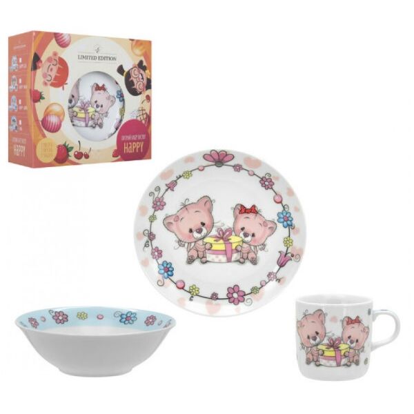 

Детский набор посуды HAPPY CATS 3 пр LIMITED EDITION C-551