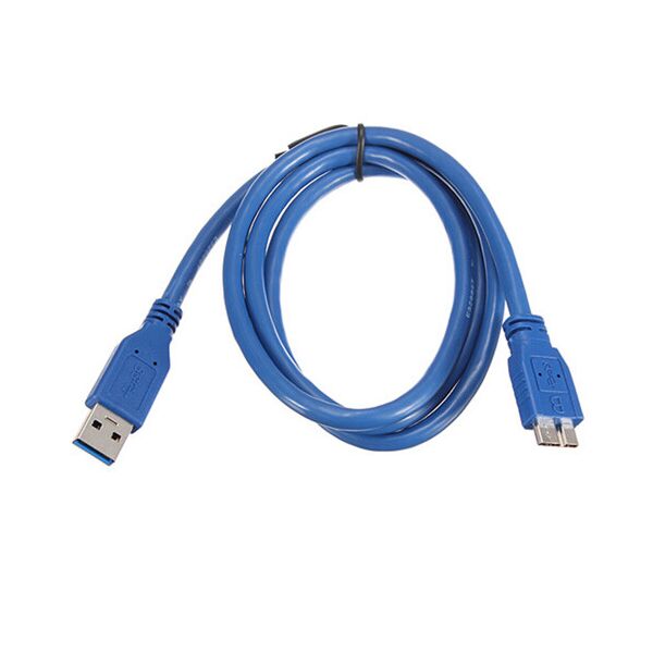 

USB 3.0 Micro-B дата кабель, 1.5м, прочный, синий