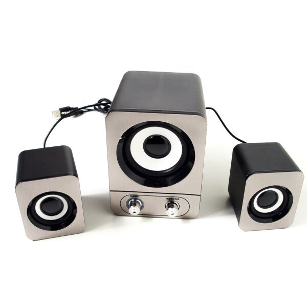 

Колонки компьютерные USB 2.1 FT-25, серые