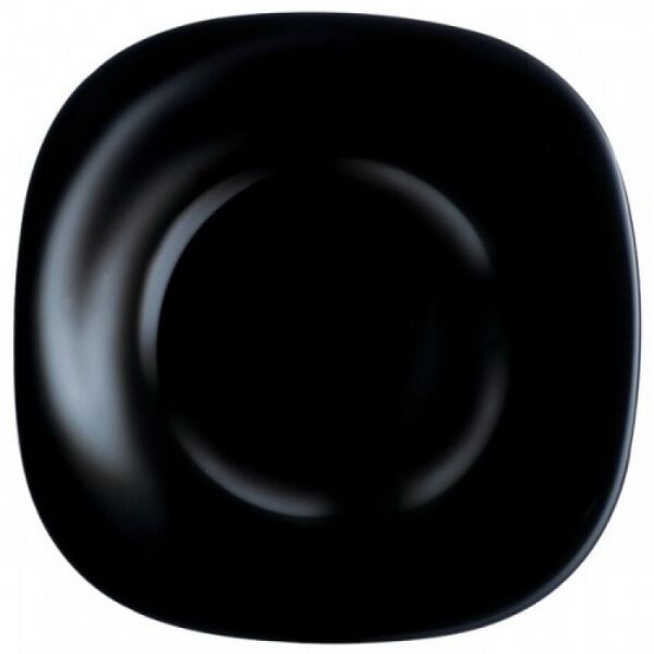 

Тарелка Luminarc Carine Black Черная обеденная квадратная d-26 см 9817 LUM