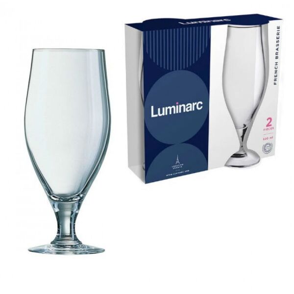 

Набор бокалов Luminarc French Brasserie 620 мл для пива 2 шт 6027 LUM