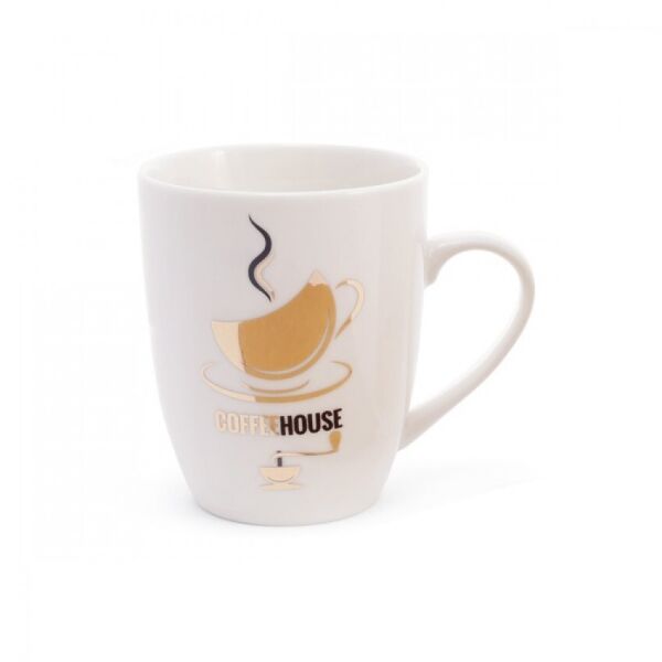 

Кружка фарфоровая 350 мл Coffee House BonaDi 380-404