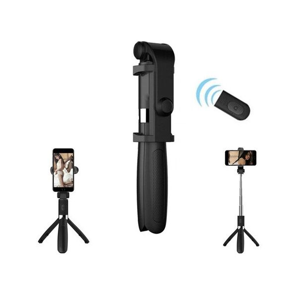 

Монопод селфи палка штатив 3в1, 24-65 см, Bluetooth, пульт ДУ, L01S