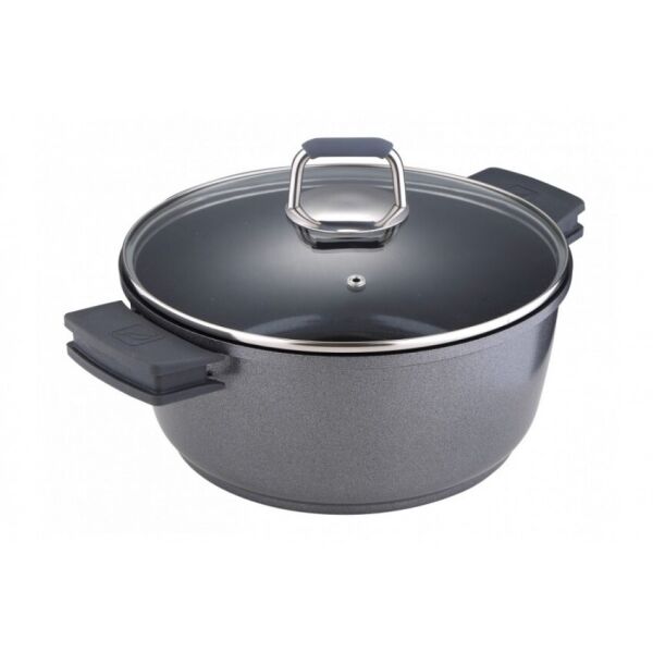 

Кастрюля TITAN-GRAY с антипригарным покрытием на 3,4 л d-24 h-11 Bergner BG-7928-GY