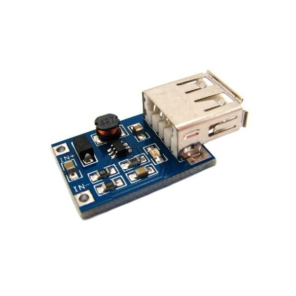 

Повышающий преобразователь напряжения DC-DC 0.9-5В на 5В + USB-разъем