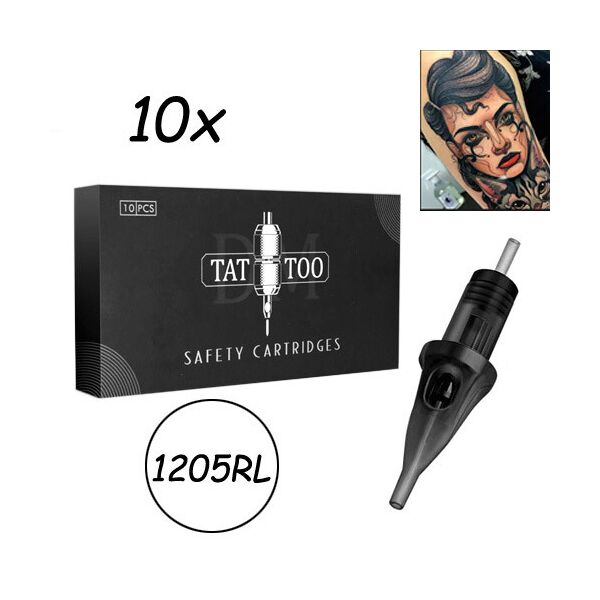 

10x Модульная игла 1205RL 0.35мм, картридж для тату мембранный, контур