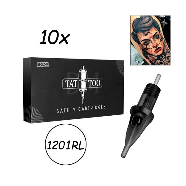

10x Модульная игла 1201RL 0.35мм, картридж для тату мембранный, контур