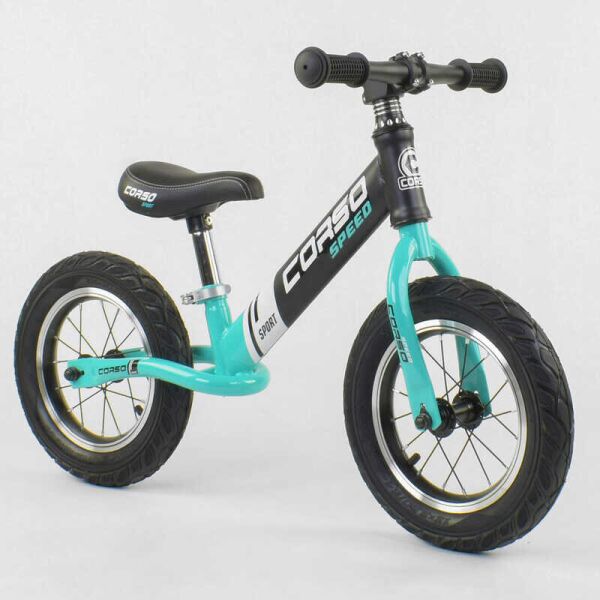 

Велобег детский с надувными колёсами CORSO Blue (86922)