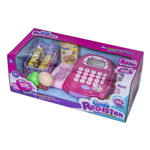 

Игрушечный набор Кассовый аппарат. Pink (806A)