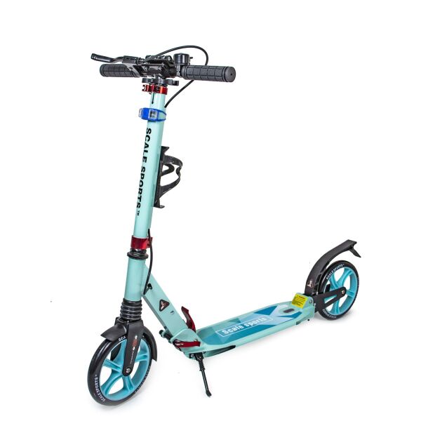 

Двухколесный самокат Scale Sports SS-10. Tiffany (ручной тормоз, Led-фонарик) 565587675