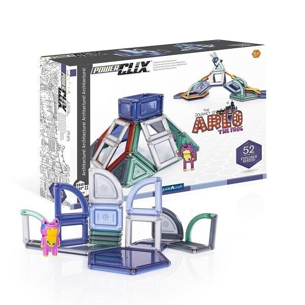 

Конструктор Guidecraft PowerClix Explorer Series Архитектура, 52 детали (G9472)