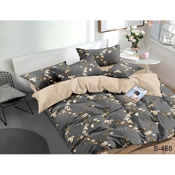 

Комплект постельного белья ТМ TAG с компаньоном сатин 100% хлопок King Size S468
