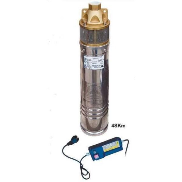 

Насос скважинный вихревой pumpe 4SKm150 1.1кВт + кабель 15м и пульт Volks (000013432)