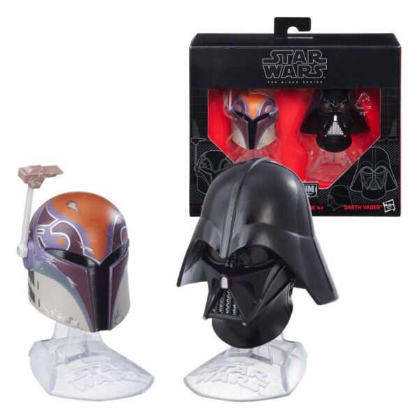 

Коллекционные минифигурки Hasbro мини-шлемы Сабина Рен и Дарт Вейдер Звездные войны Star Wars Black Series