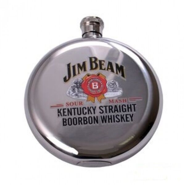 

Фляга FOR круглая Jim Beam серебро 250 мл (125422)