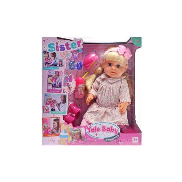 

Детская кукла Пупс Yale baby Старшая сестра, пьет, писает, плачет