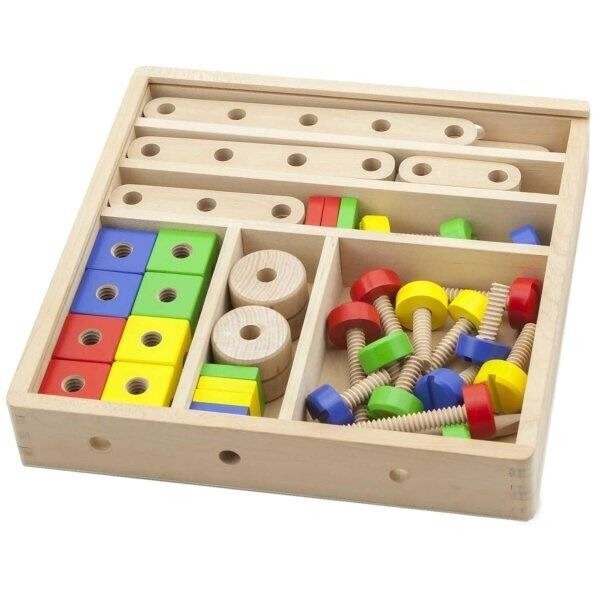 

Набор строительных блоков Viga Toys 53 детали (50490)