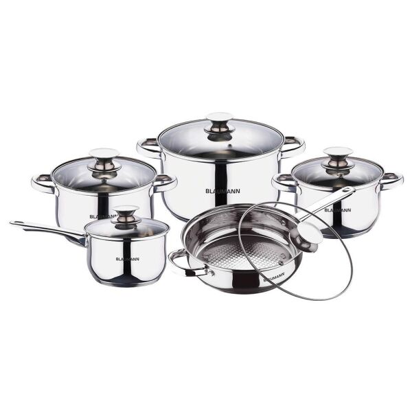 

Набор посуды Blaumann Gourmet Line из нержавеющей стали 10 предметов (BL-1637) (NP)