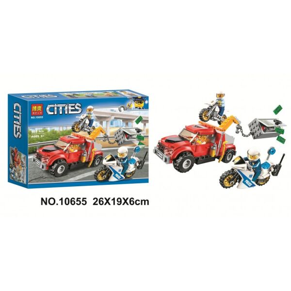 

Конструктор Toys 10655 "Побег на буксировщике " 150 деталей