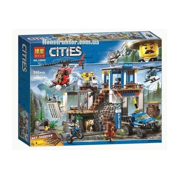 

Конструктор Toys 10865 City "Полицейский участок в горах" 705 деталей