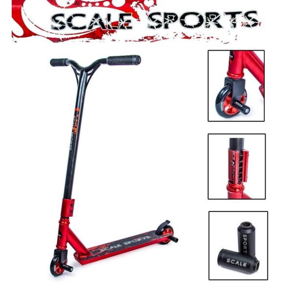 

Трюковый самокат Scale Sports STORM красный